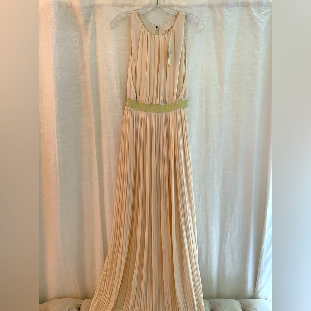 Maxi Cream and Gold dress